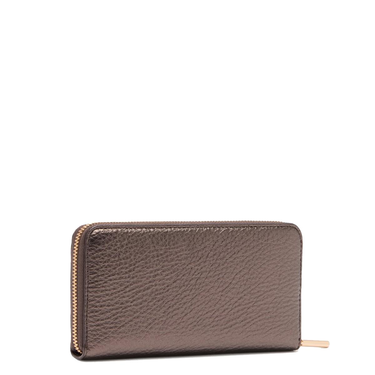 Liu Jo Portafoglio Zip Around Grande Moro Light Metal - 2