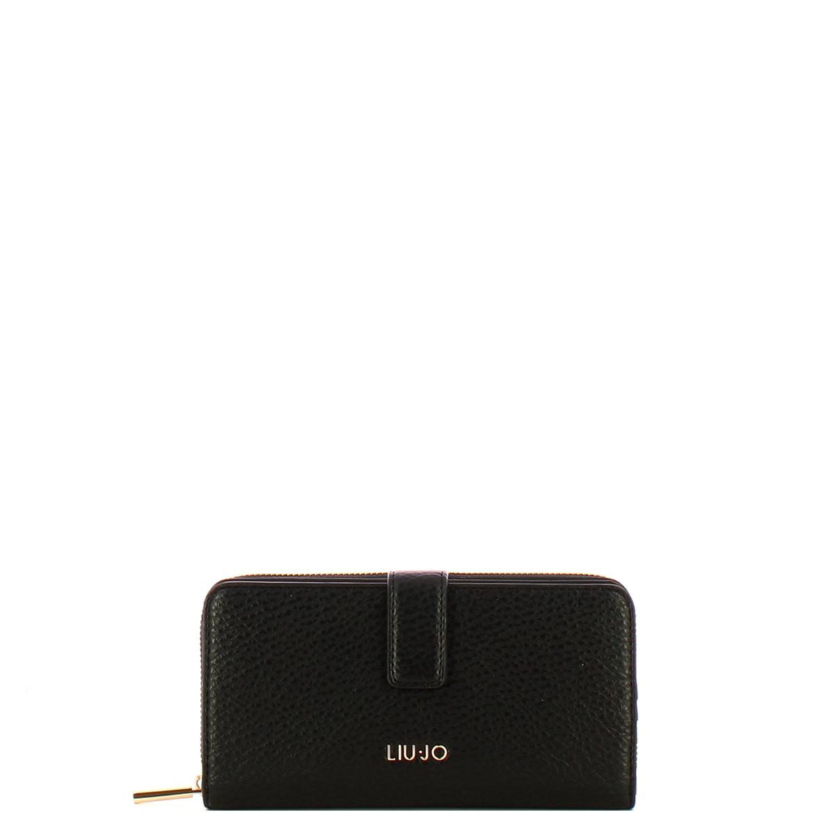 Liu Jo Portafoglio Grande doppio comparto Black - 1