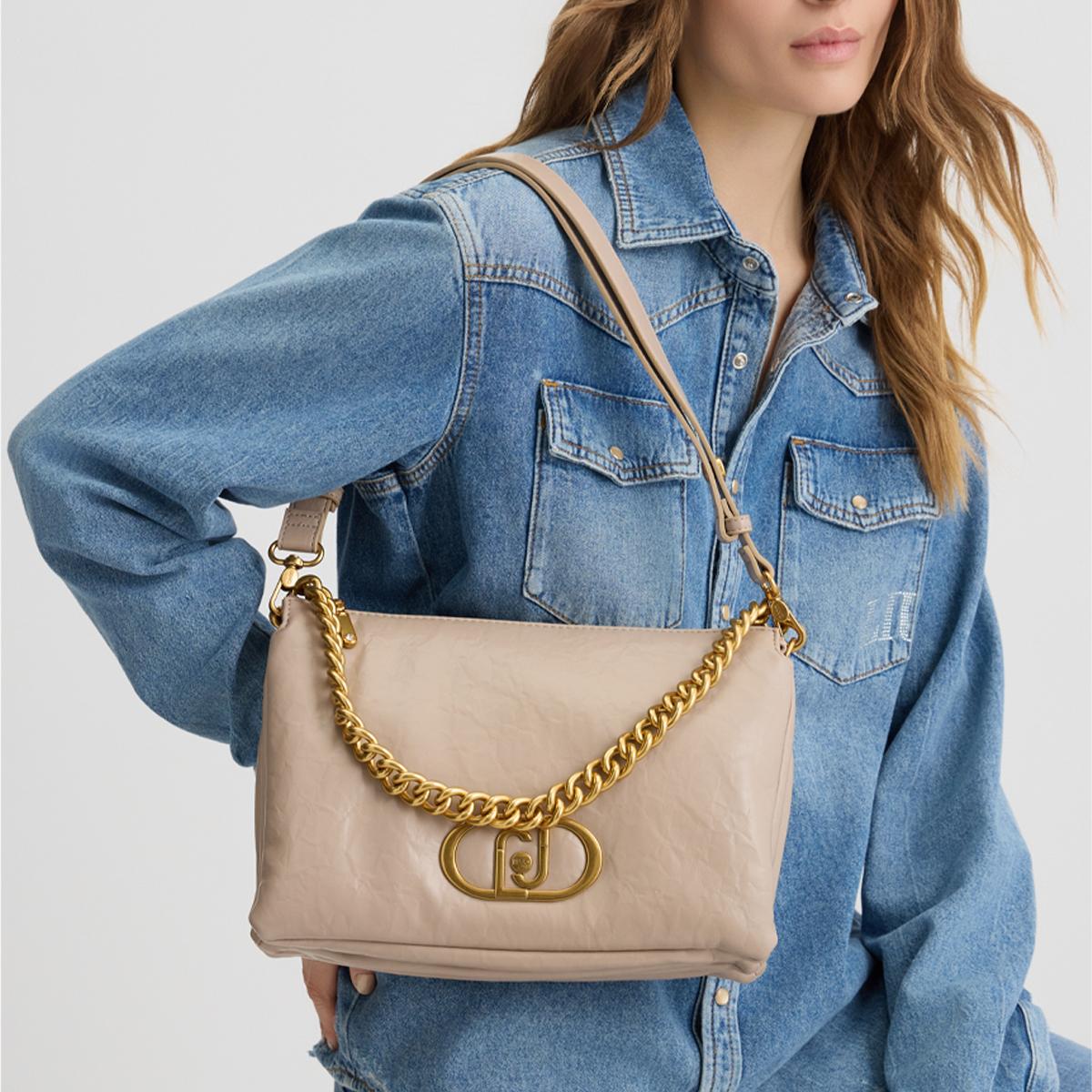 Liu Jo Sottospalla LaPuffy media Dark Sand - 2