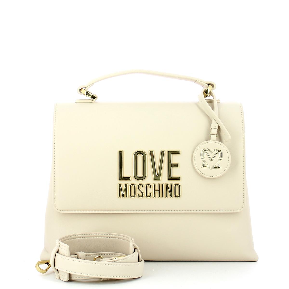 Love Moschino Borsa a mano Gold Metal Logo - 4