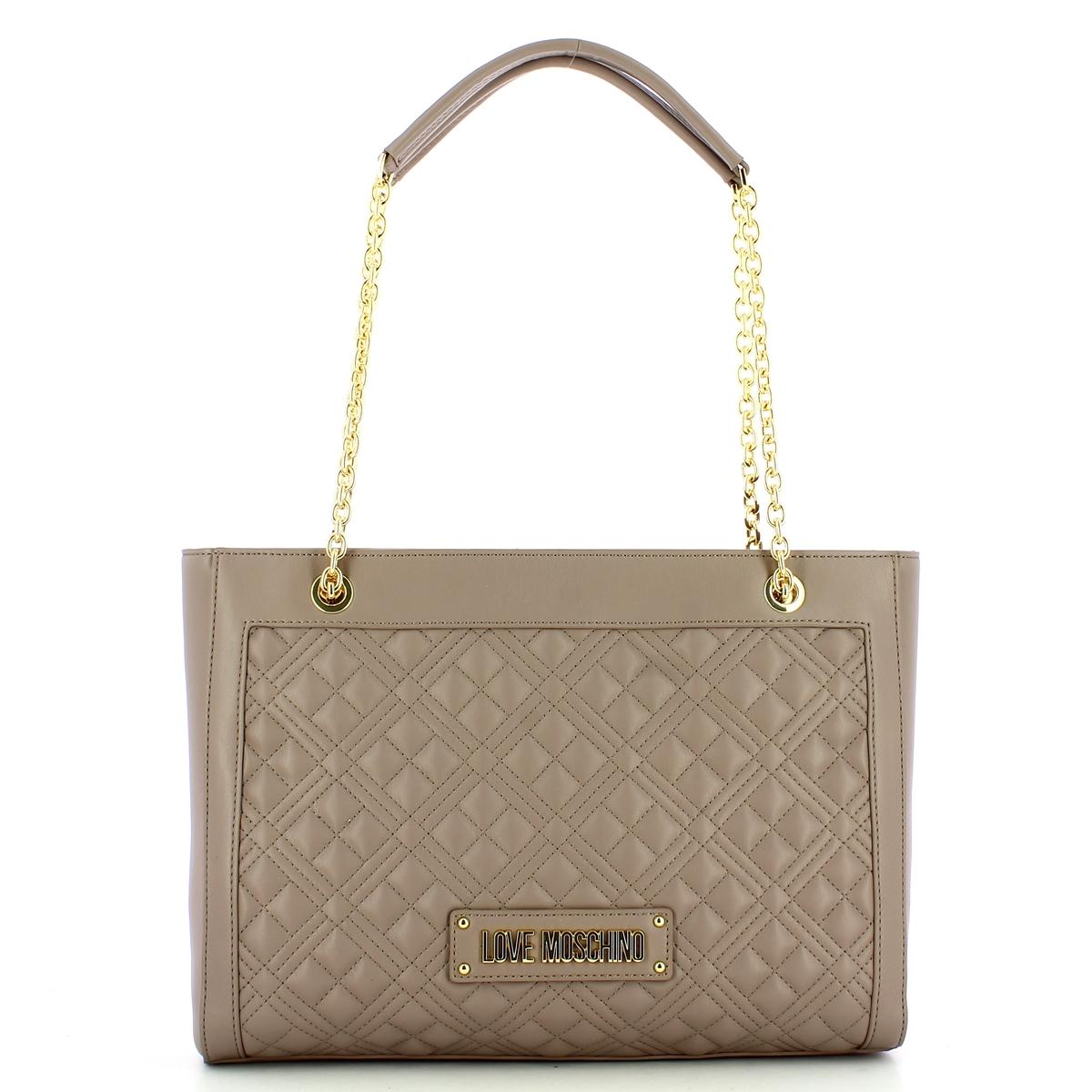 Love Moschino Shopper New Shiny Grigio - 1