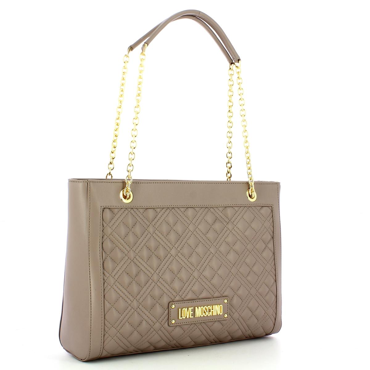 Love Moschino Shopper New Shiny Grigio - 2
