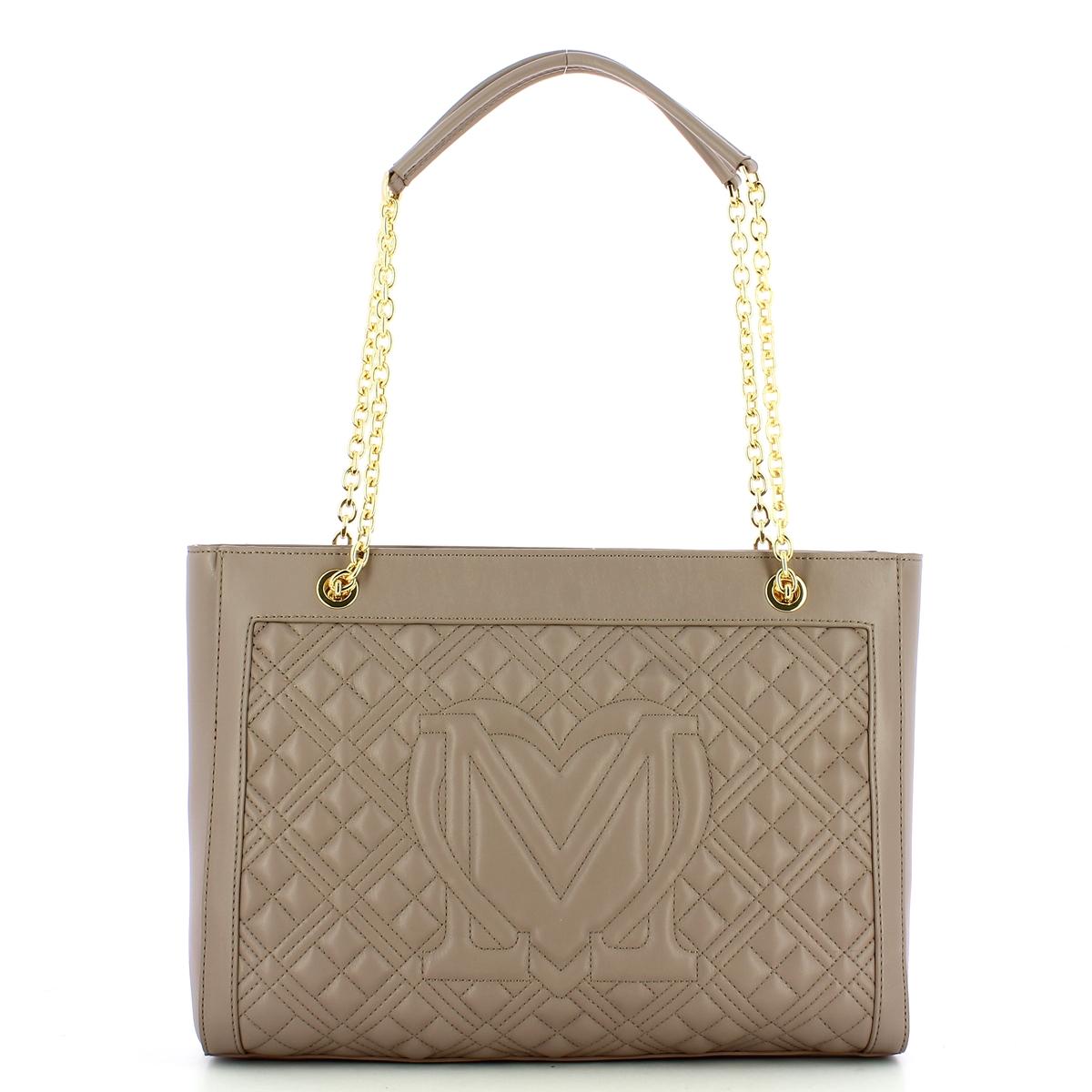 Love Moschino Shopper New Shiny Grigio - 3