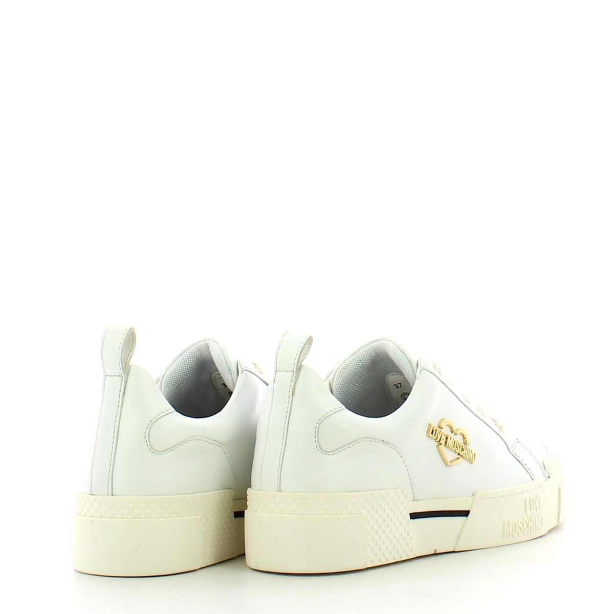 Love Moschino Sneakers Gold Metal Logo - 3
