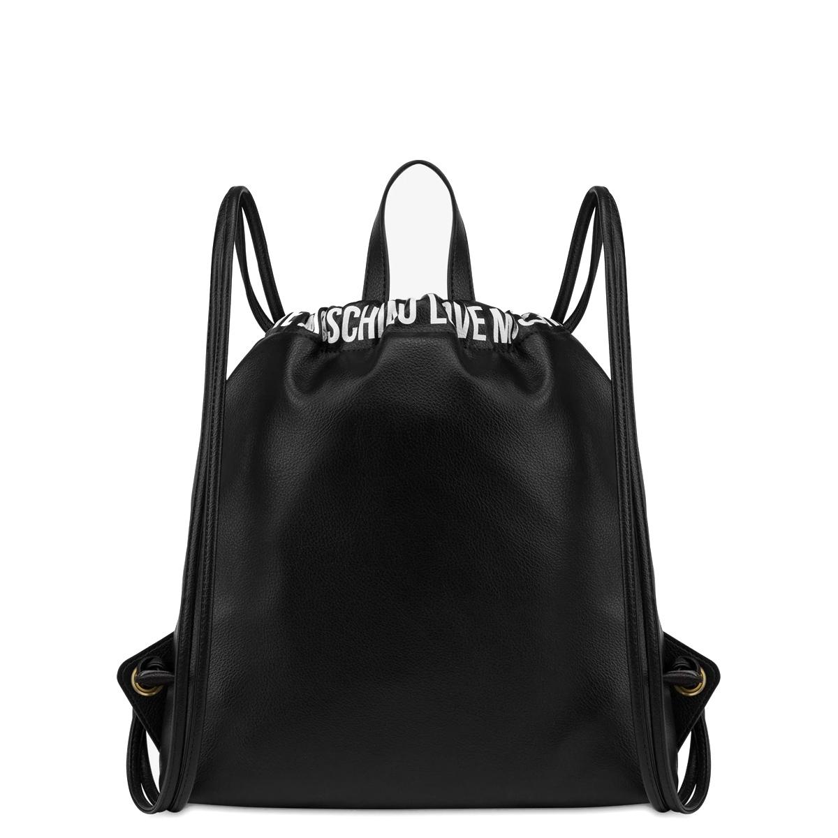 Love Moschino Zaino Logo Band Nero - 2