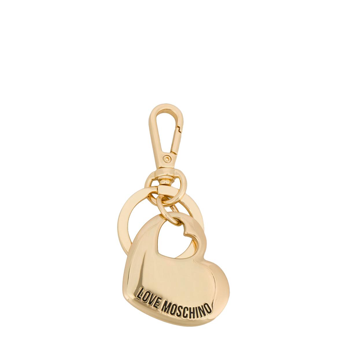 Love Moschino Portachiavi con cuore Strass - 1
