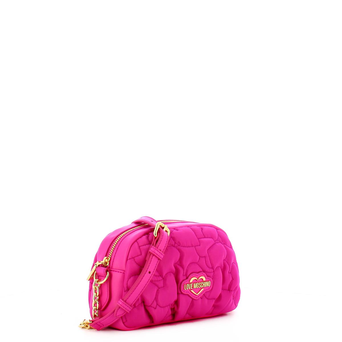 Love Moschino Tracollina Eco-Friendly Puffy Heart Fuxia - 2