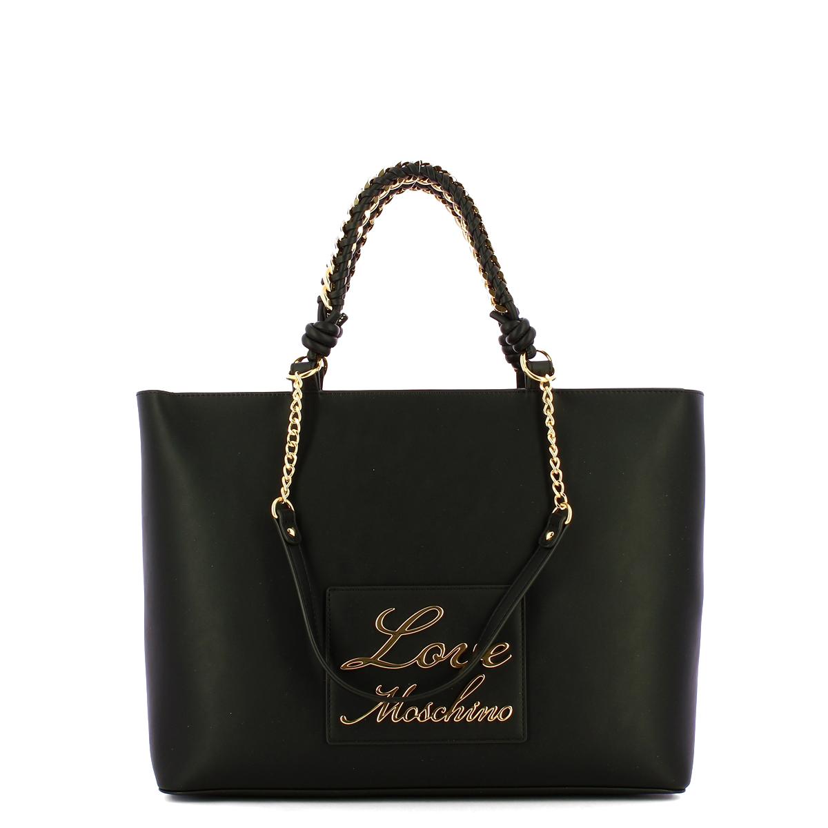 Love Moschino Shopper con logo Nero - 1