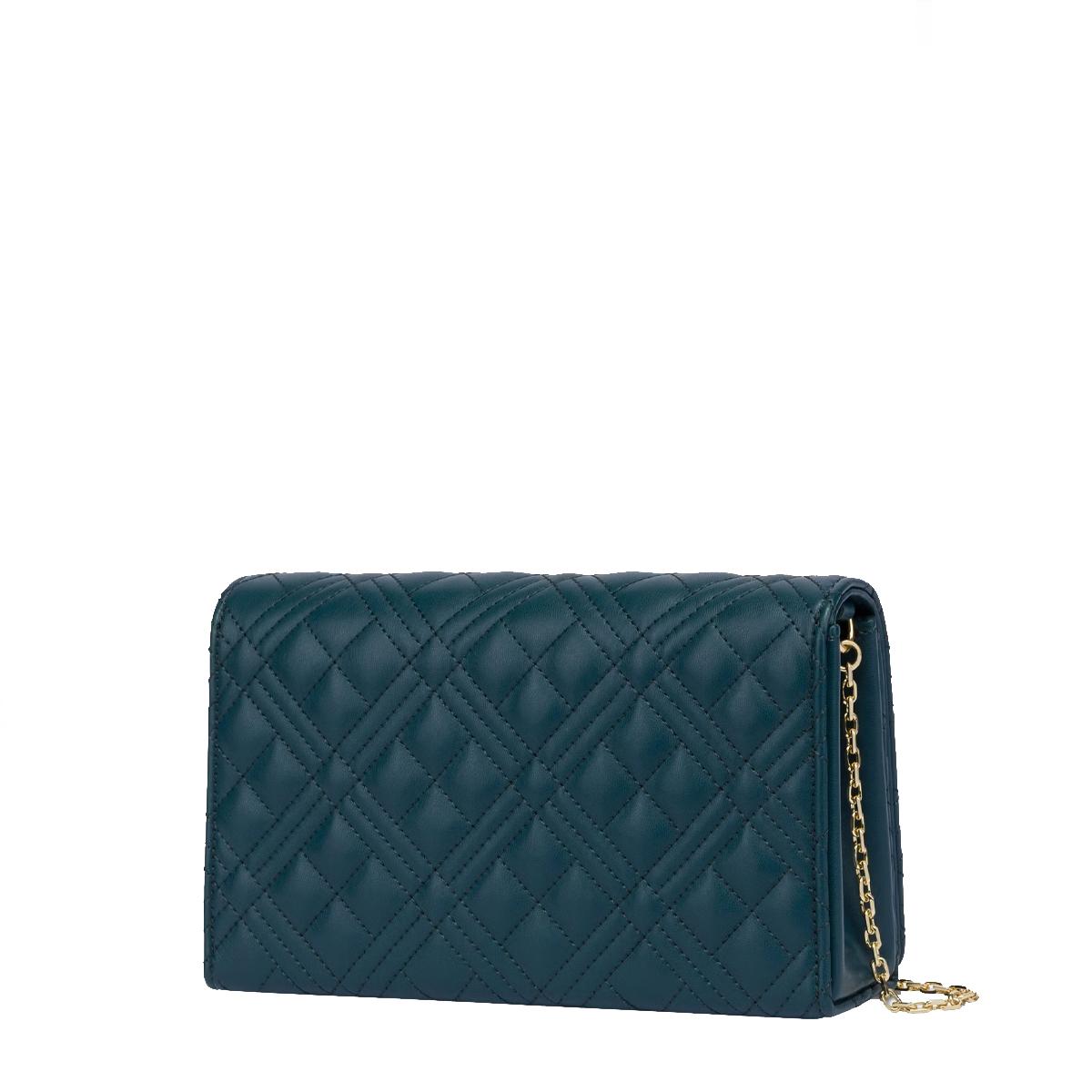 Love Moschino Pochette Quilted Smeraldo - 2