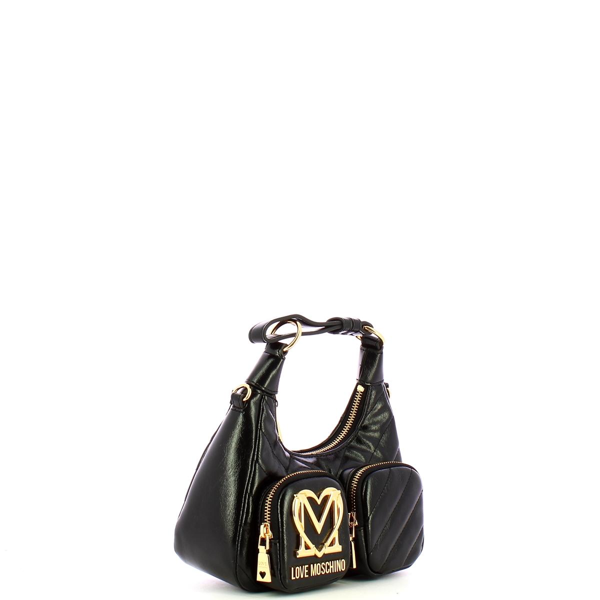 Love Moschino Sottospalla Quilted Obliquo Nero - 2