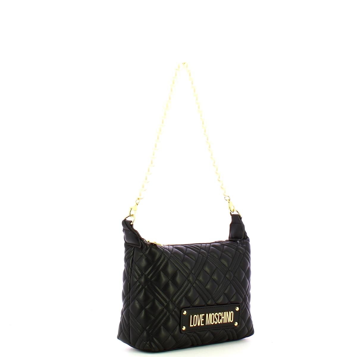 Love Moschino Sottospalla Quilted Nero Galv. Oro - 2