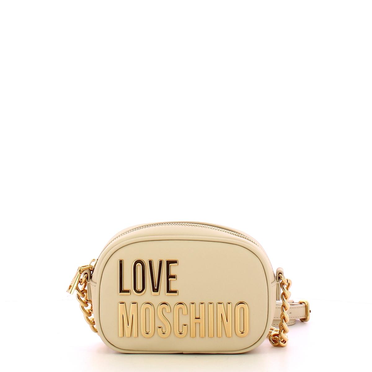 Love Moschino Tracollina Maxi Logo Avorio - 1