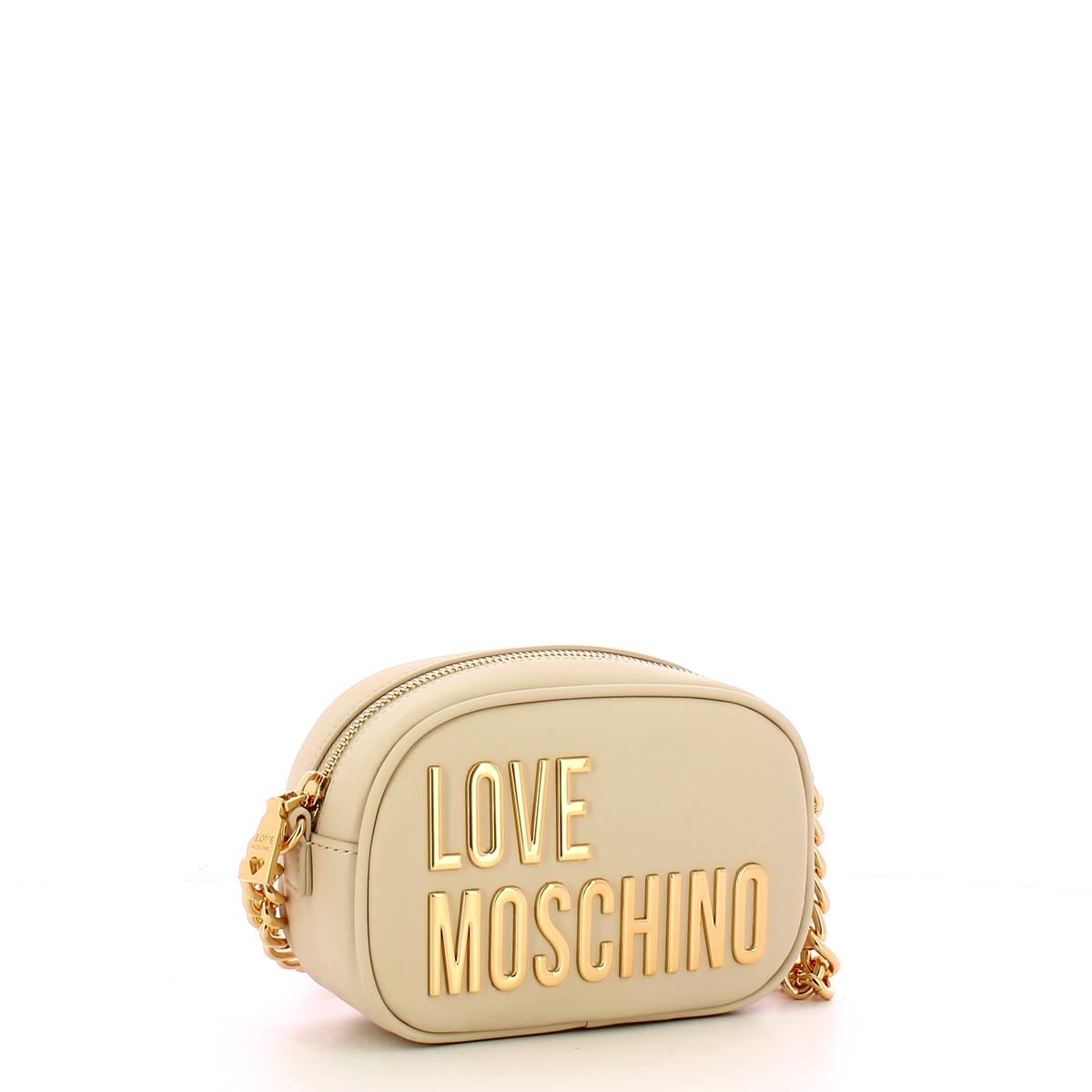 Love Moschino Tracollina Maxi Logo Avorio - 2