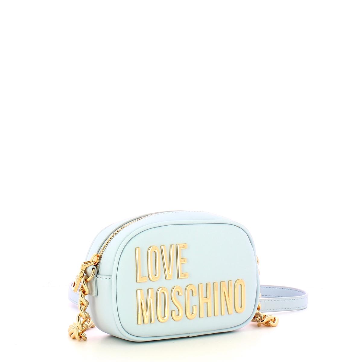 Love Moschino Tracollina Maxi Logo Cielo - 2