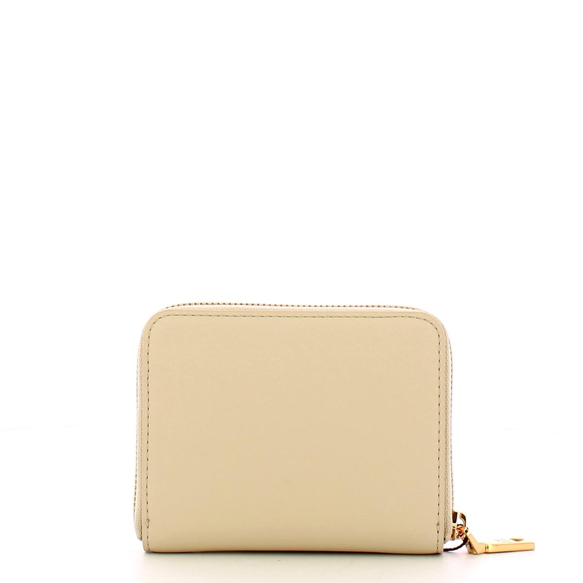 Love Moschino Portafoglio Lettering Logo Zip Around Avorio - 2