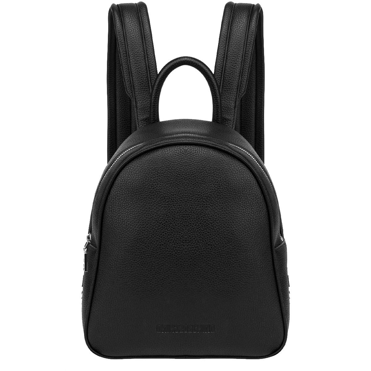 Love Moschino Zaino Giant Logo Nero Nikel - 1