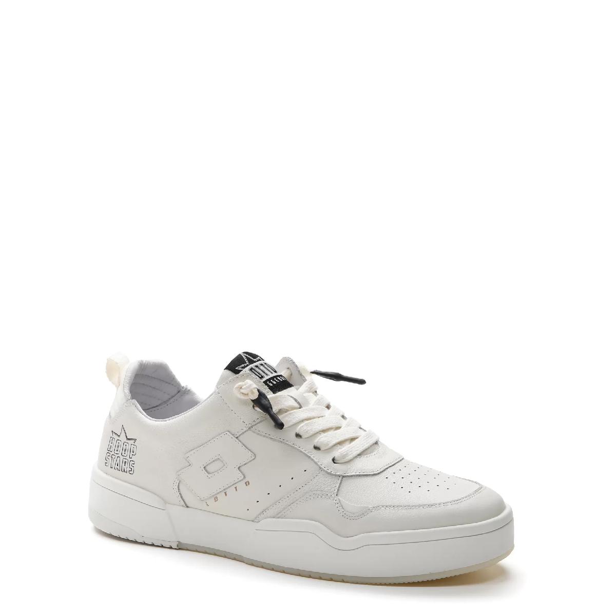 Lotto Sneakers Hoop Stars White All Black - 2
