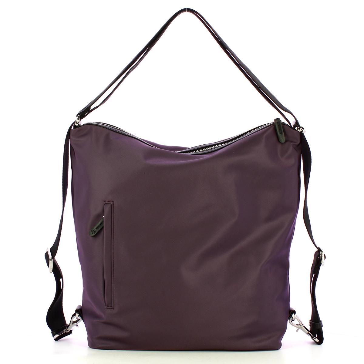 Mandarina Duck Hobo Bag Trasformabile Hunter Plum Perfect - 3