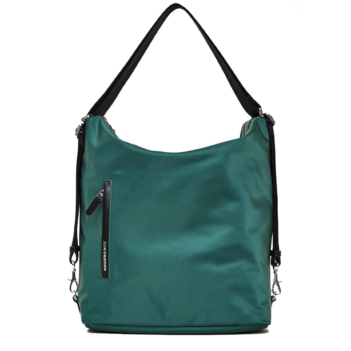 Mandarina Duck Hobo Bag Trasformabile Hunter Rain Forest - 1