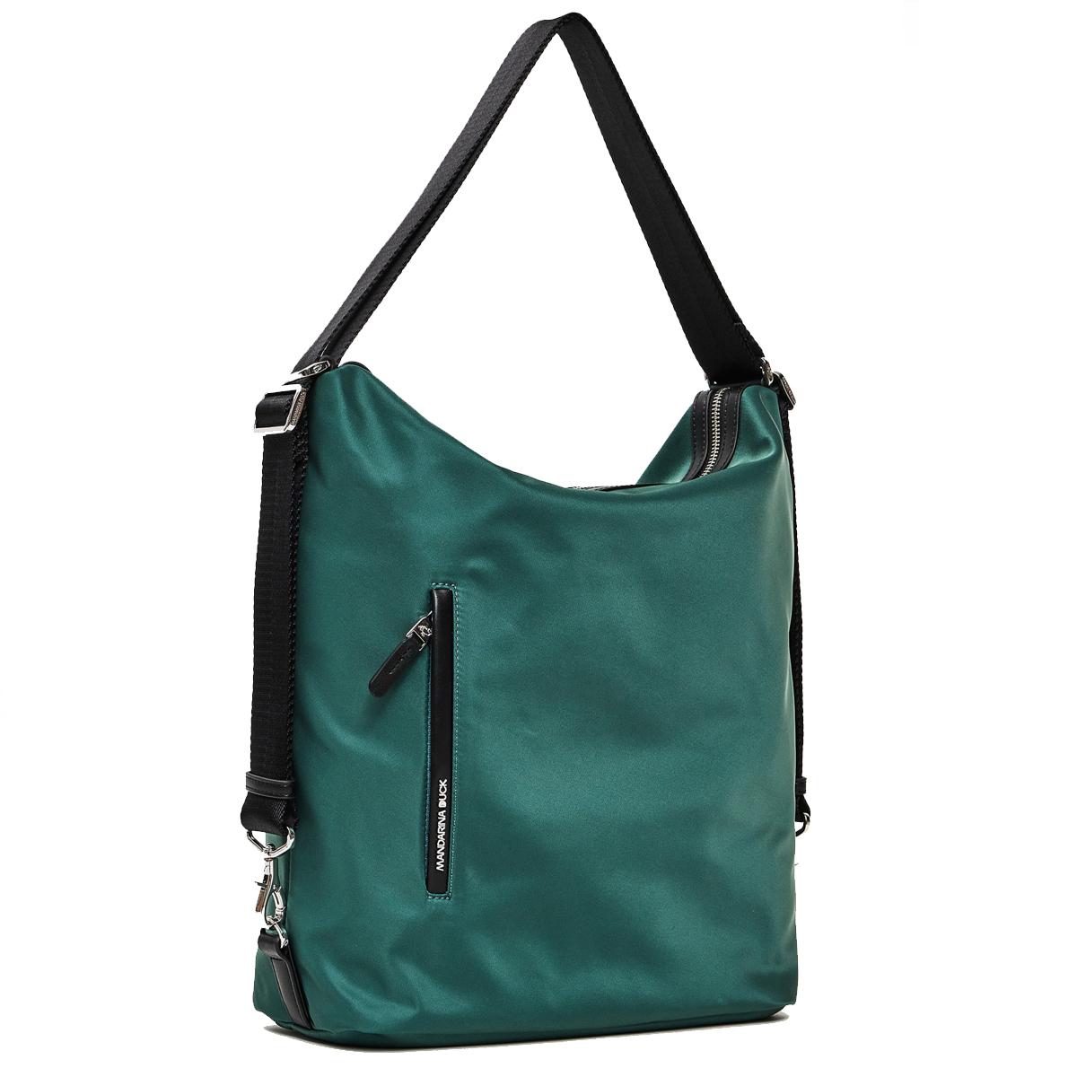Mandarina Duck Hobo Bag Trasformabile Hunter Rain Forest - 2