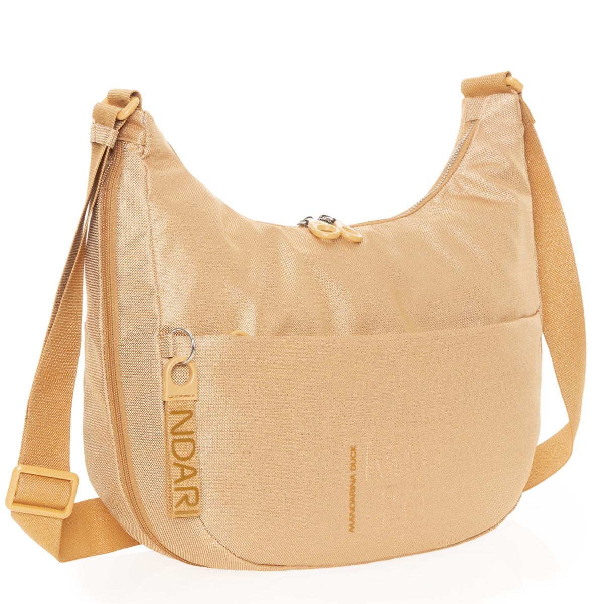 Mandarina Duck Borsa a mezzaluna Espandibile MD20 Lux Mustard Lux - 2