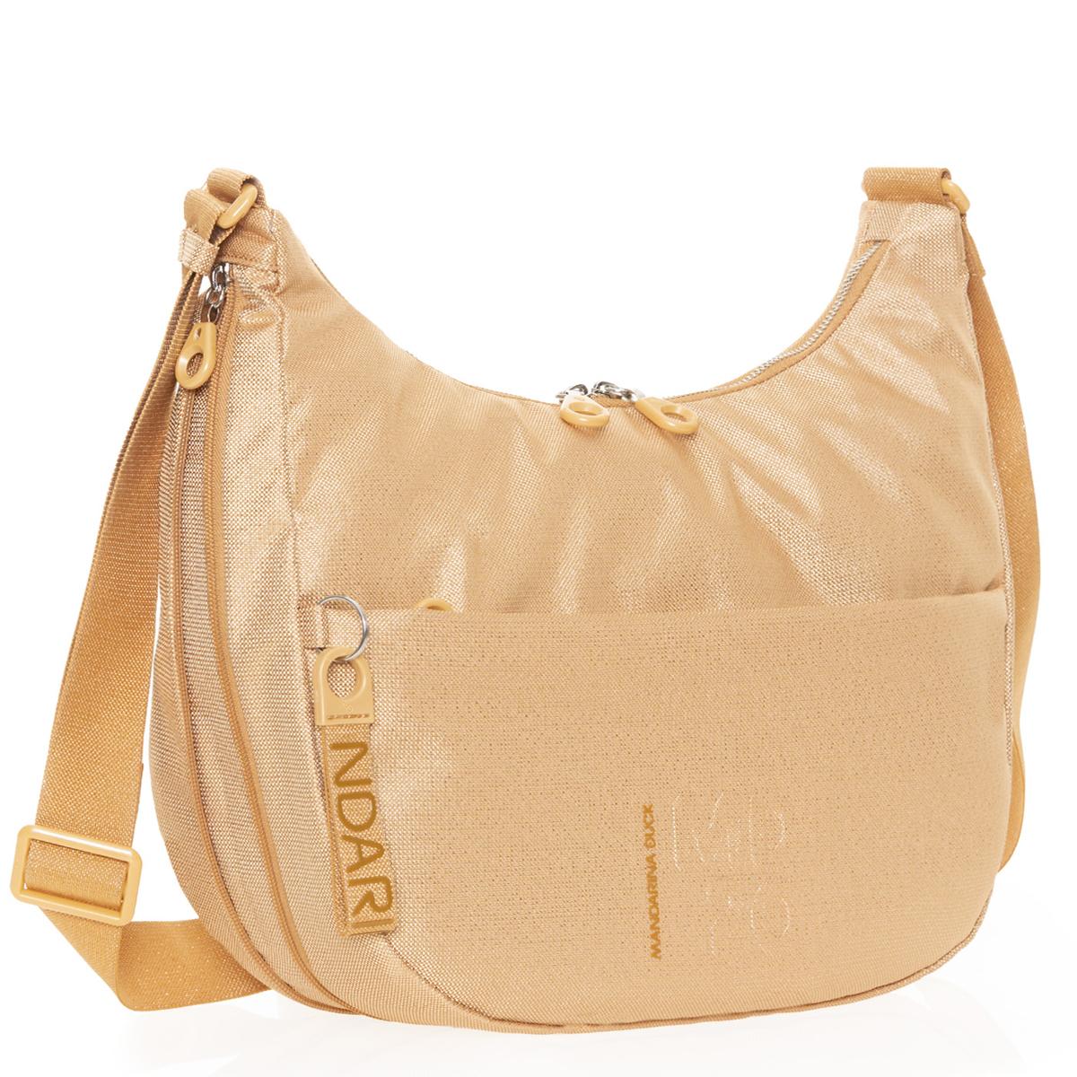 Mandarina Duck Borsa a mezzaluna Espandibile MD20 Lux Mustard Lux - 4