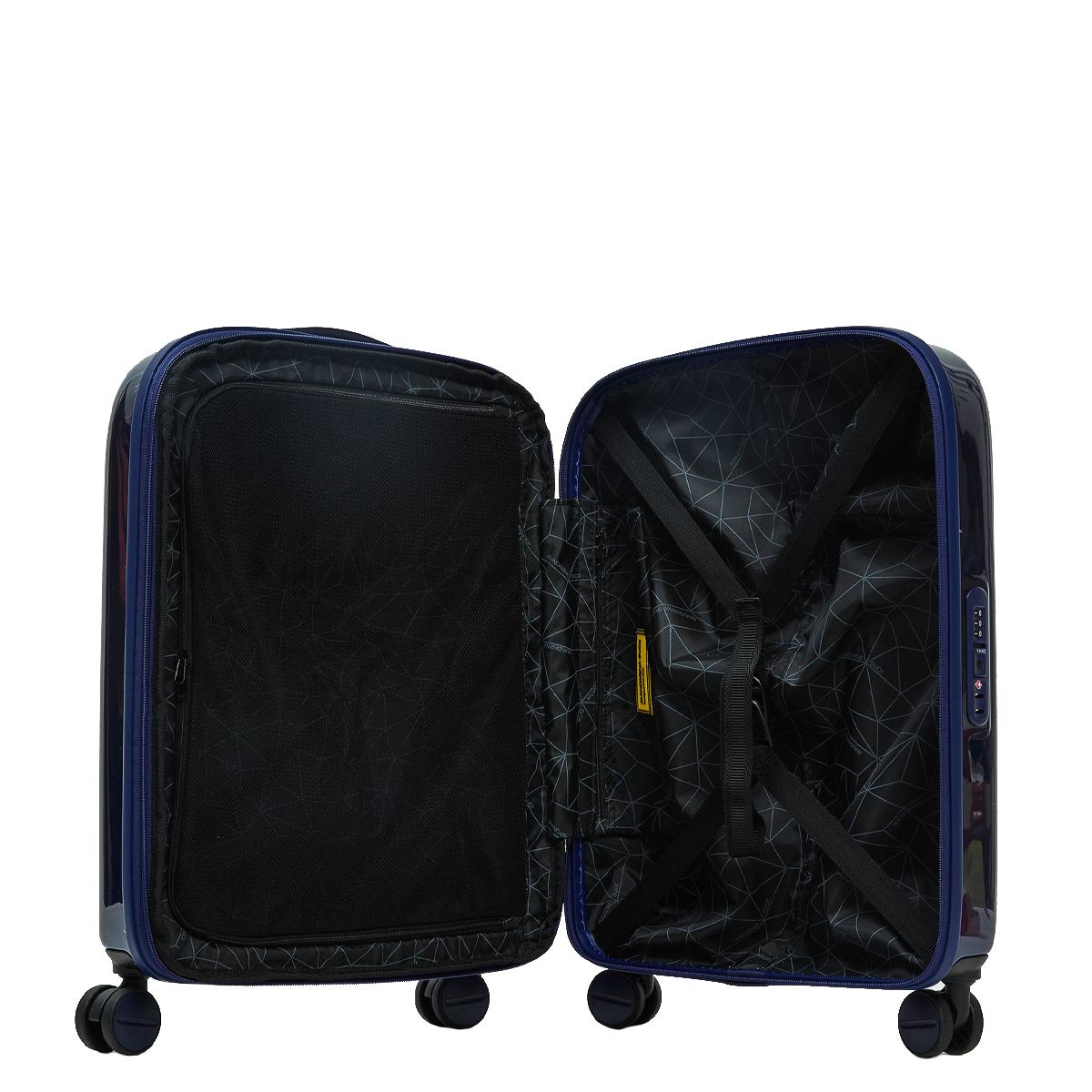 Mandarina Duck Bagaglio a mano 55 cm LOGODUCK + Metal Blue Indigo - 4