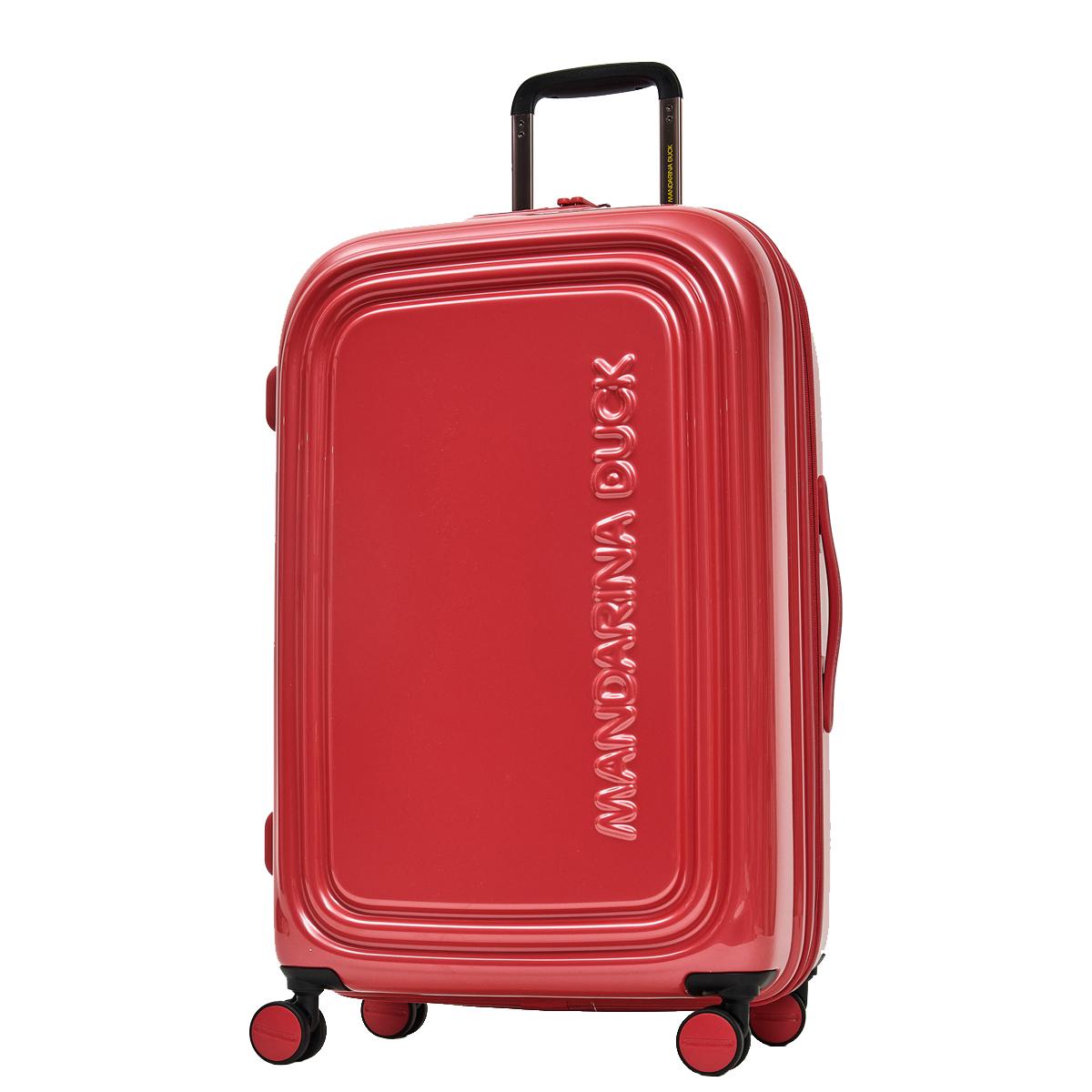 Mandarina Duck Trolley Medio Espandibile 69 cm LOGODUCK + Metal Raspberry - 2