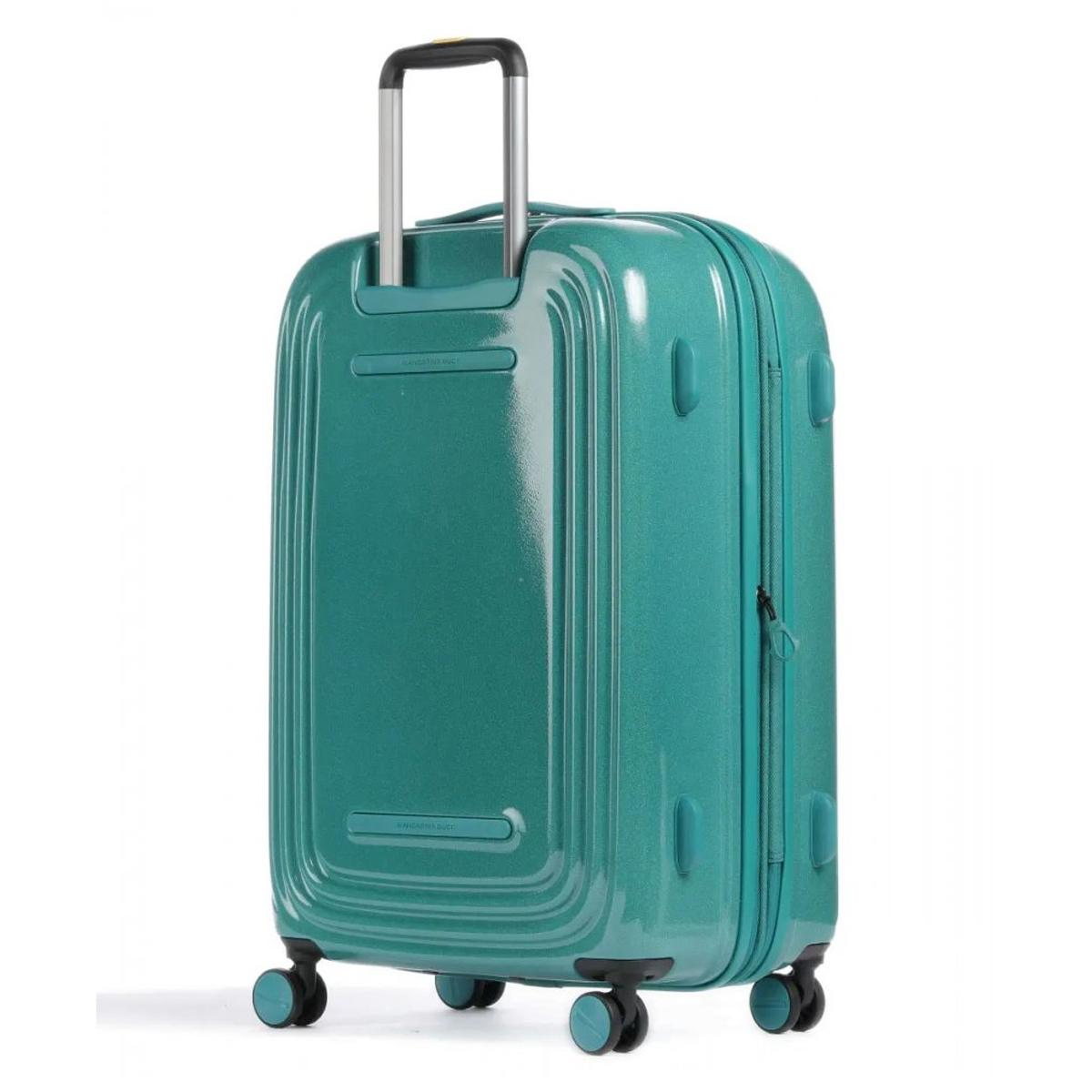 Mandarina Duck Trolley Medio 69 cm LOGODUCK + Exp. Glitter Green - 3