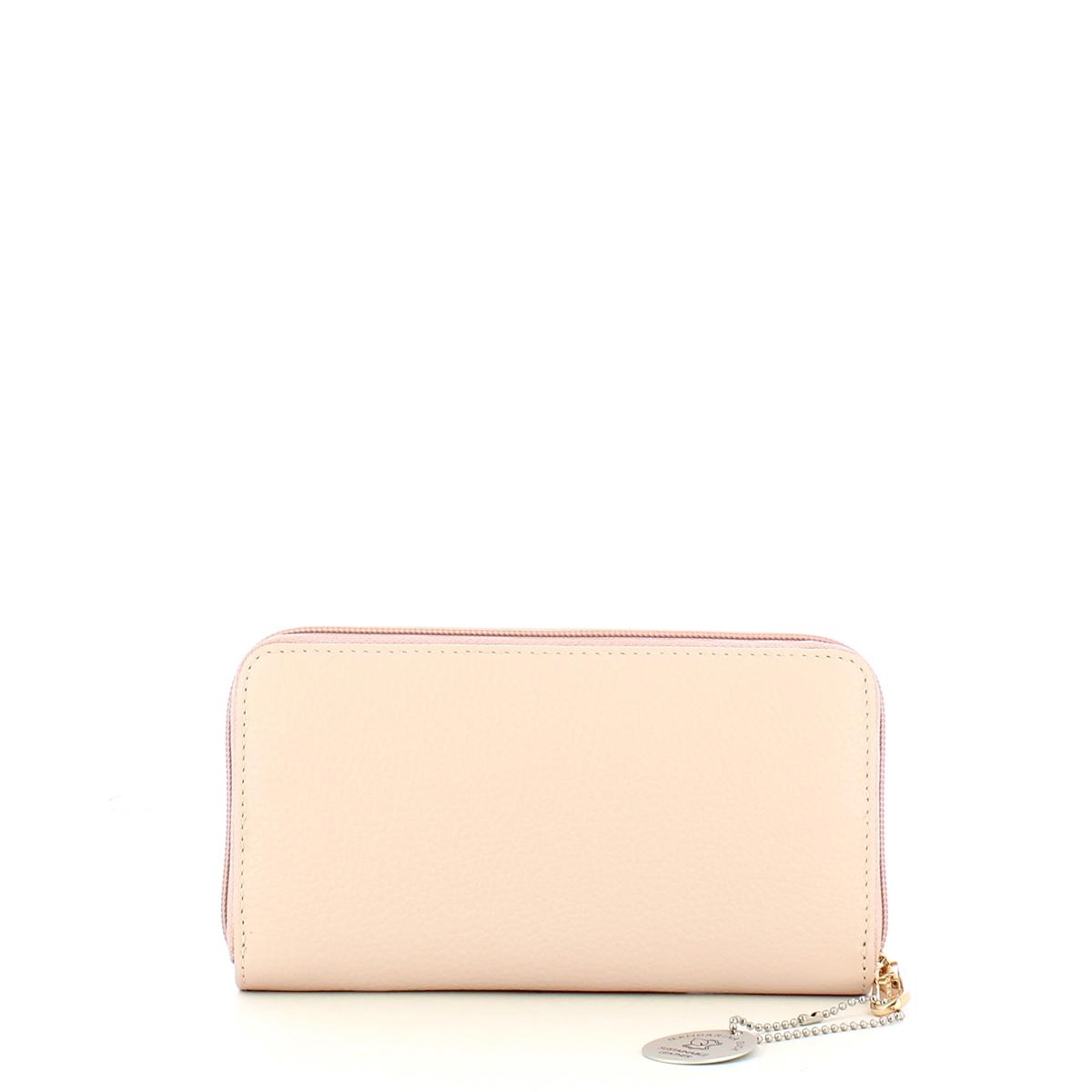 Mandarina Duck Portafoglio in pelle Mellow Zip Around Candy Pink - 2