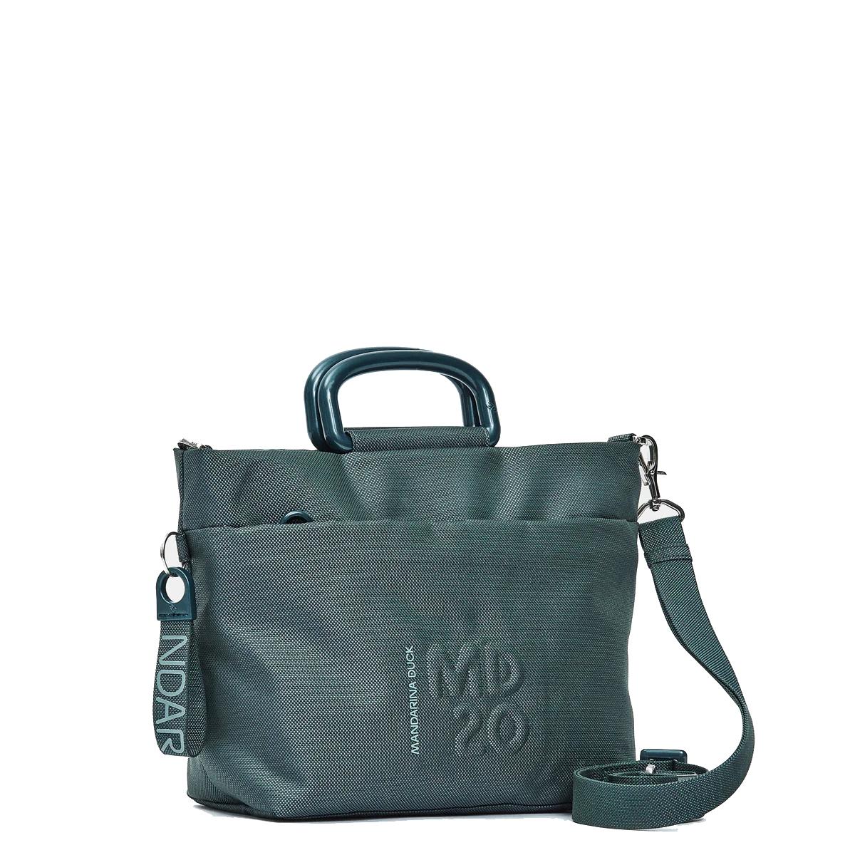 Mandarina Duck Borsa piccola a mano MD20 Pine Green - 2