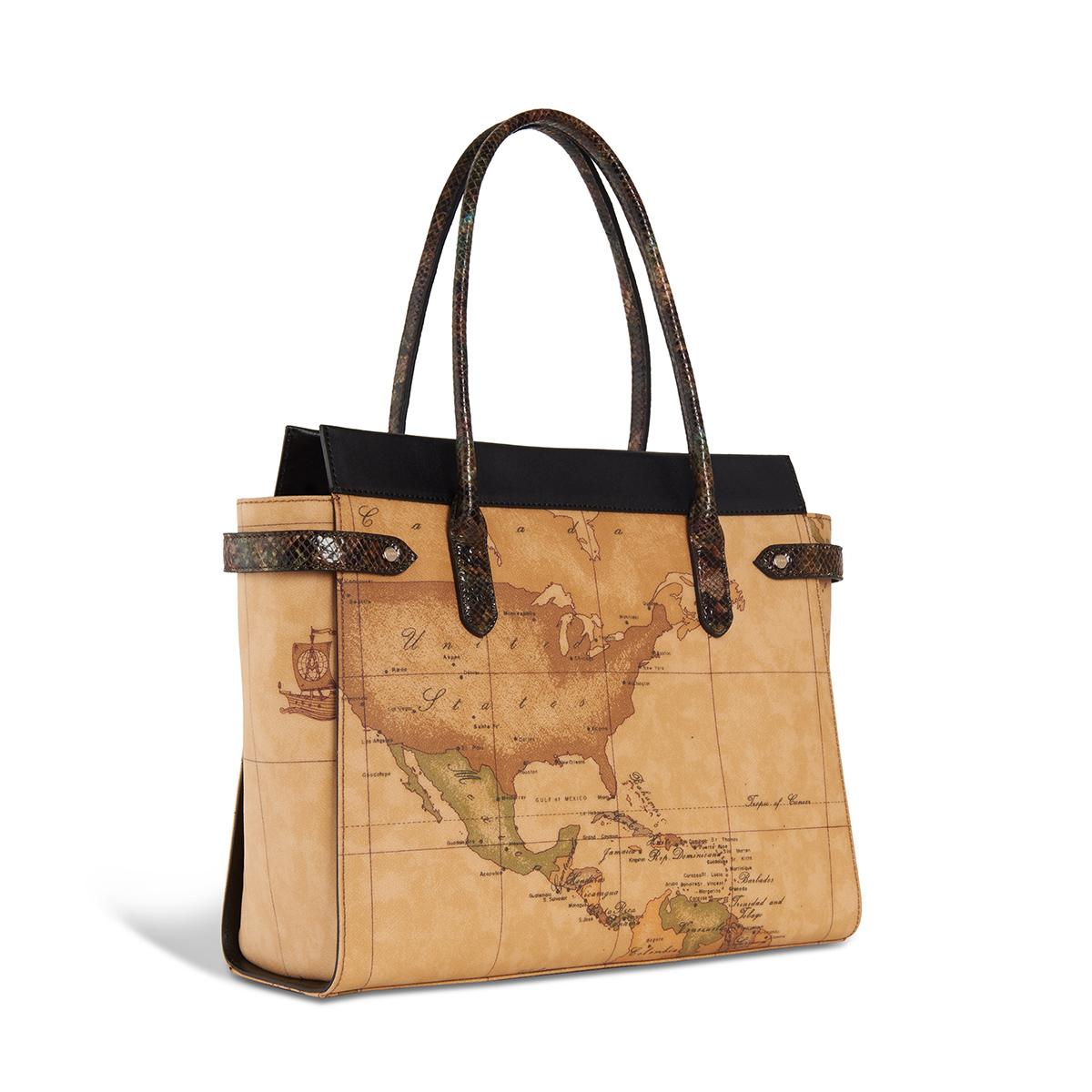 Alviero Martini 1a Classe Borsa a spalla Fantasy Geo - 2