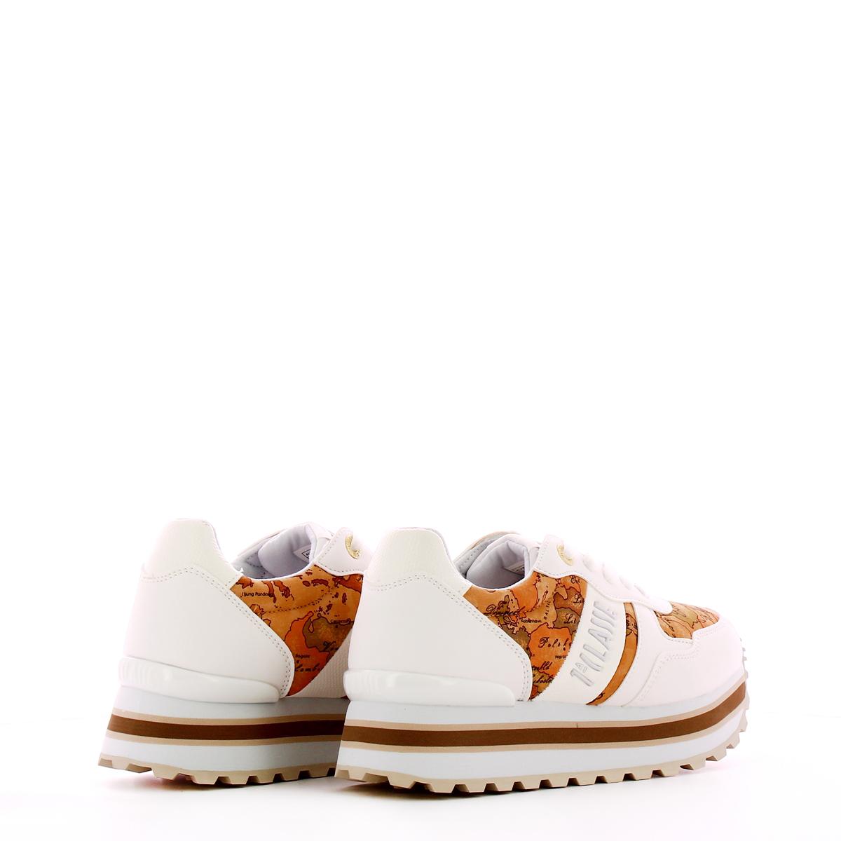 Alviero Martini 1a Classe Running stampa Geo Bianco Geo Beige - 3