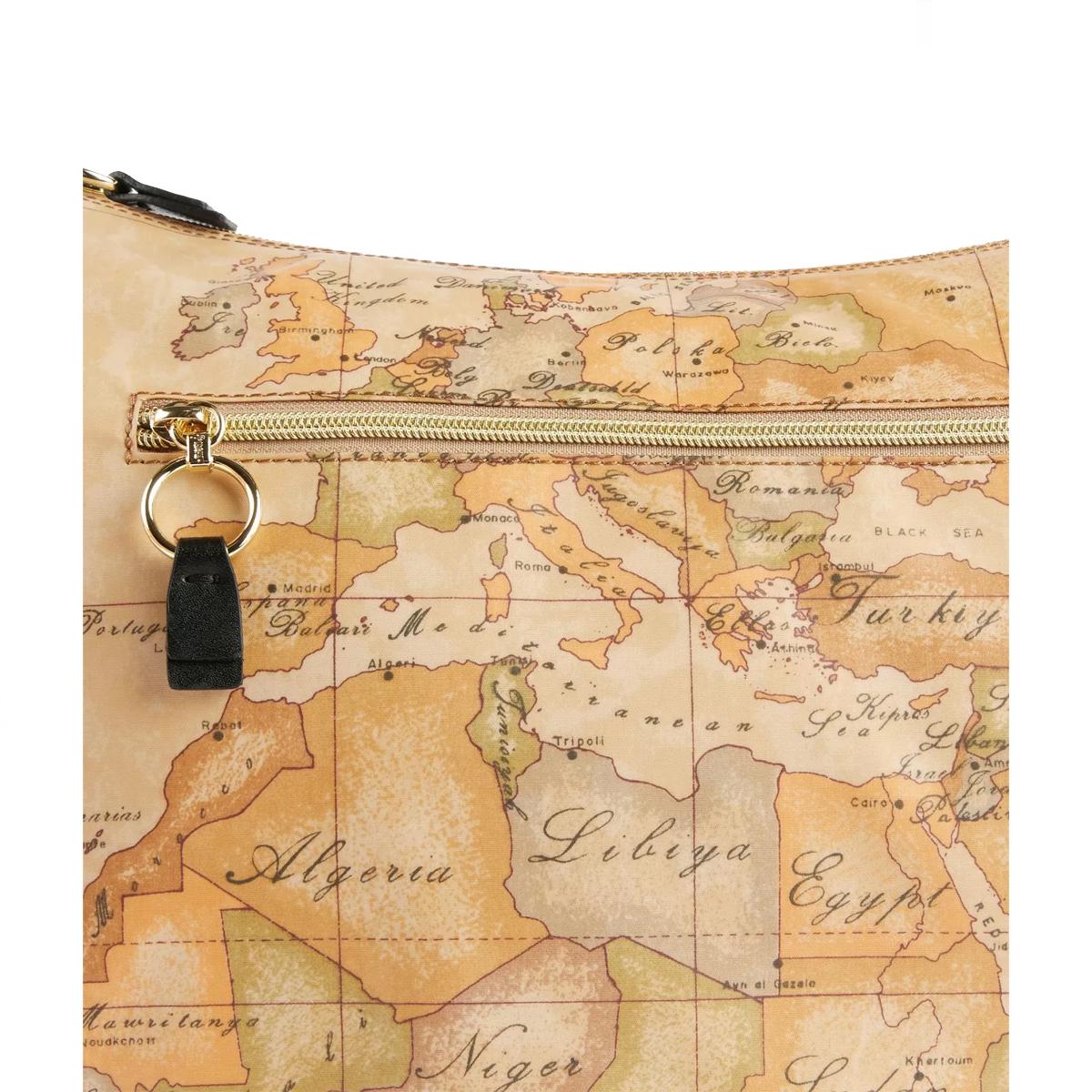 Alviero Martini 1a Classe Mezzaluna Social Soft Grande Castagna - 5