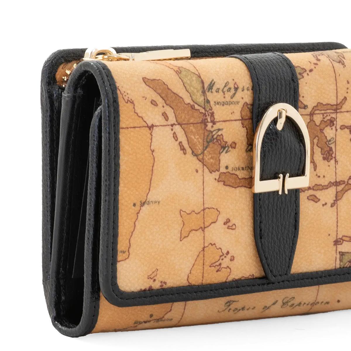 Alviero Martini 1a Classe Portafoglio Medio Valley Geo Nero - 4