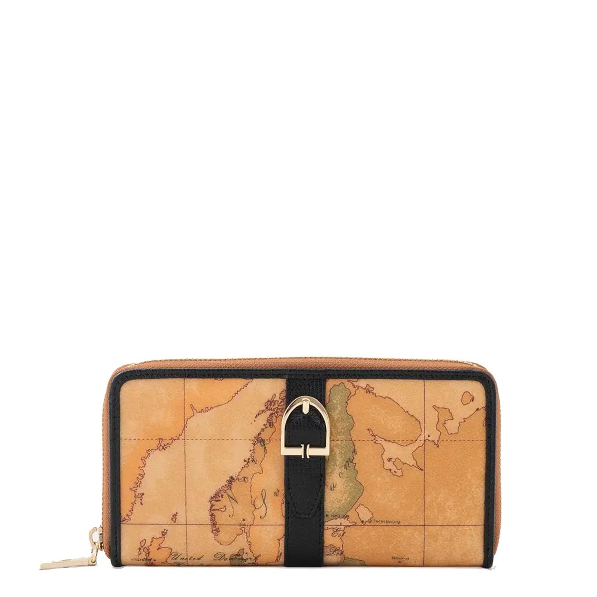 Alviero Martini 1a Classe Portafoglio Valley Geo Zip Around Nero - 1