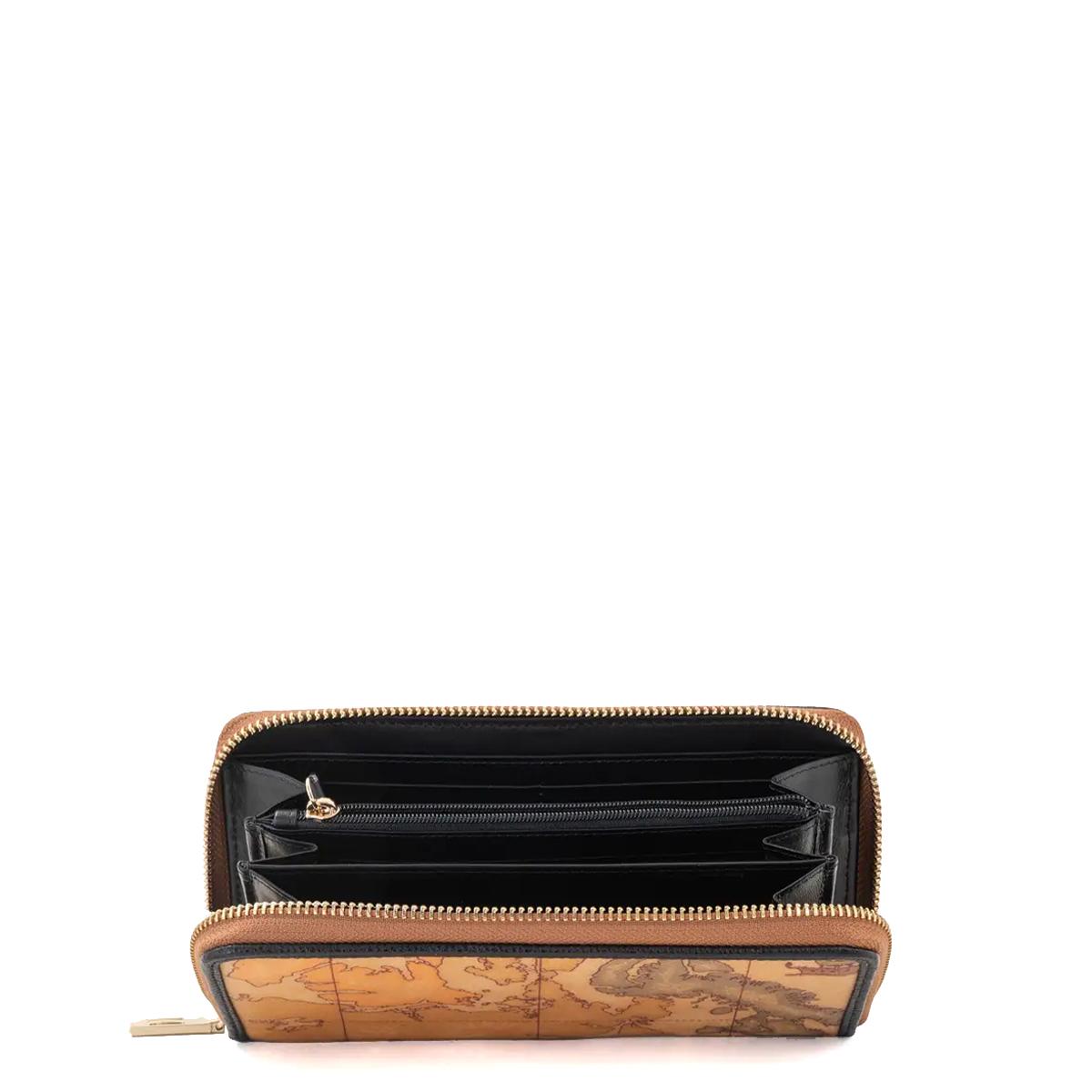 Alviero Martini 1a Classe Portafoglio Valley Geo Zip Around Nero - 3