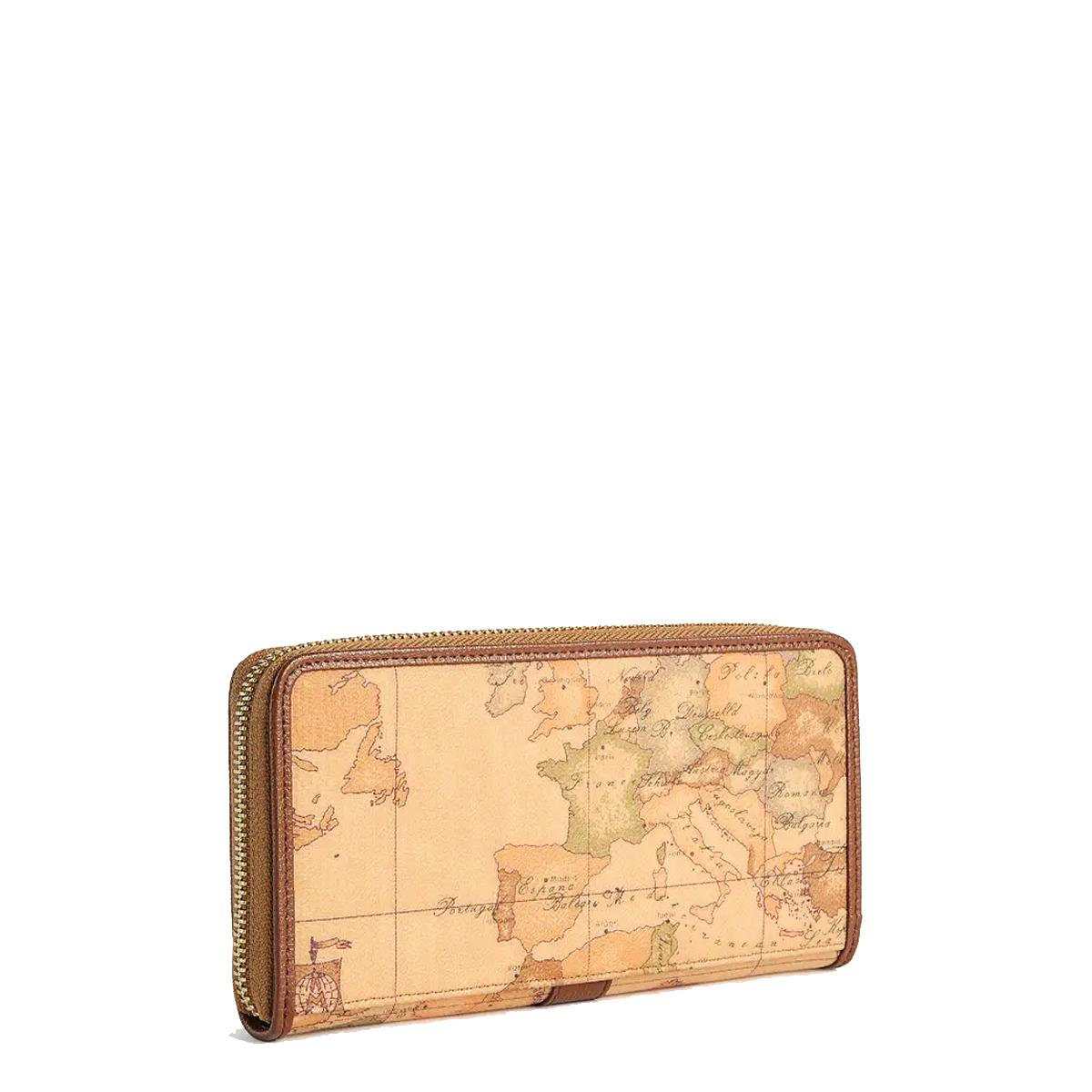 Alviero Martini 1a Classe Portafoglio Valley Geo Zip Around Castagna - 2