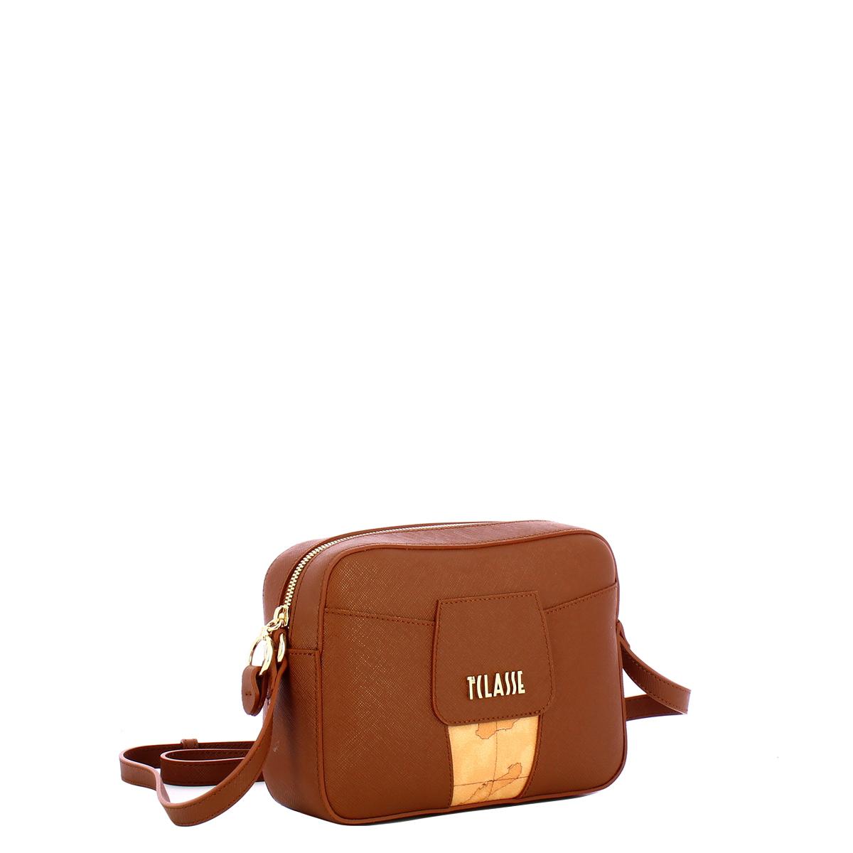 Alviero Martini 1a Classe Mini Borsa a tracolla Windy City Castagna - 2