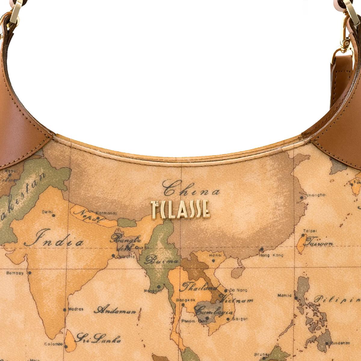 Alviero Martini 1a Classe Hobo bag piccola Geo Classic Naturale - 4