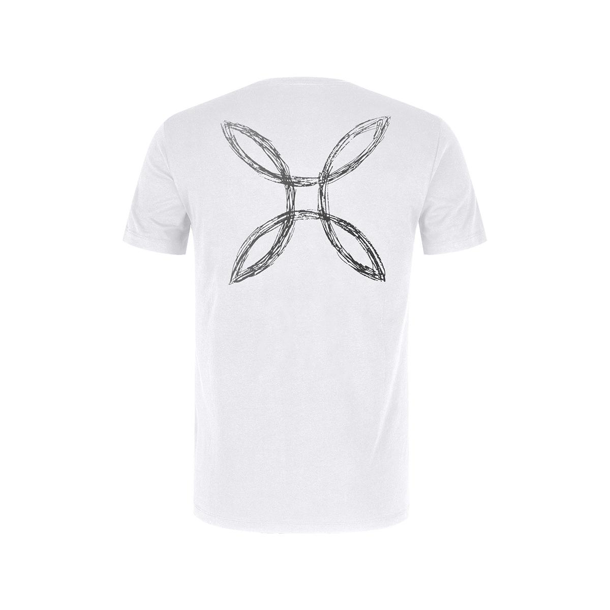 MNTR T-Shirt Pencil Logo Bianco - 2