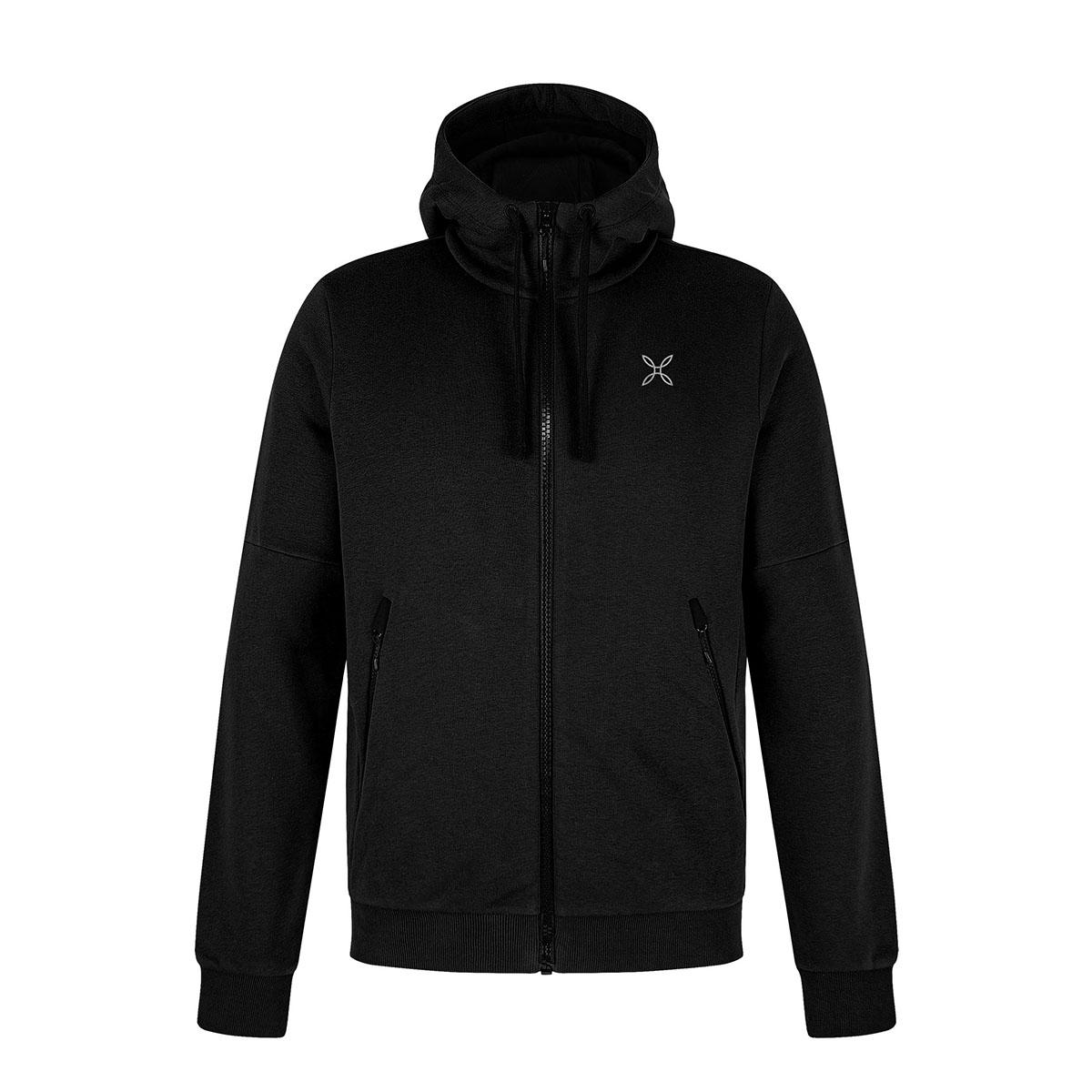 Montura Felpa Logo Cotton Black - 1