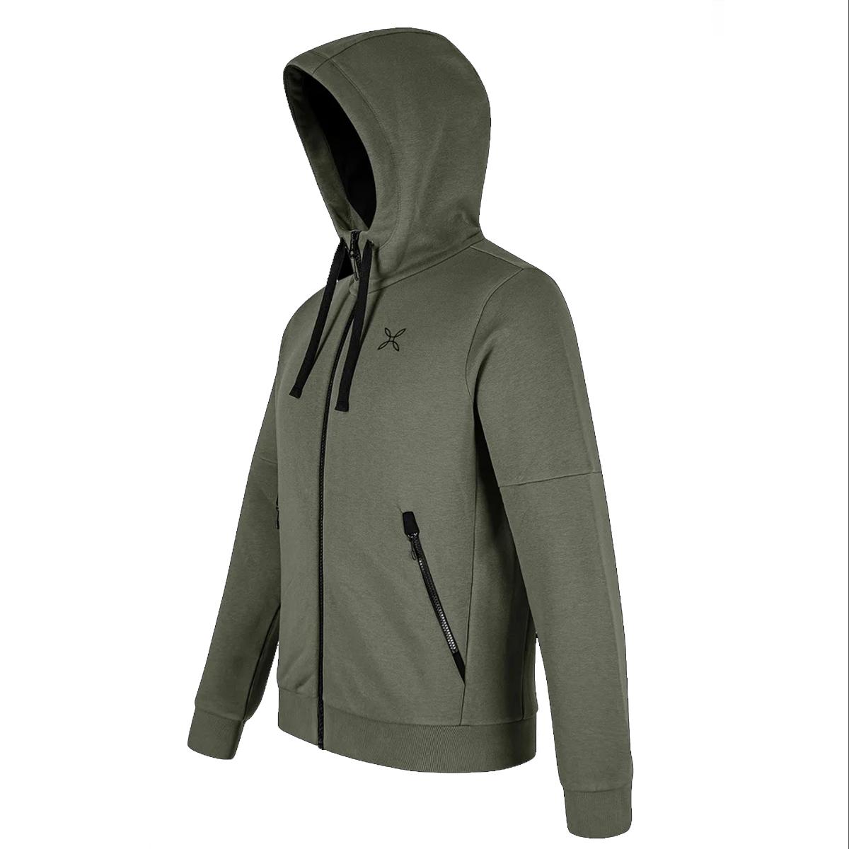 Montura Felpa Logo Cotton Verde Salvia Delavé - 3