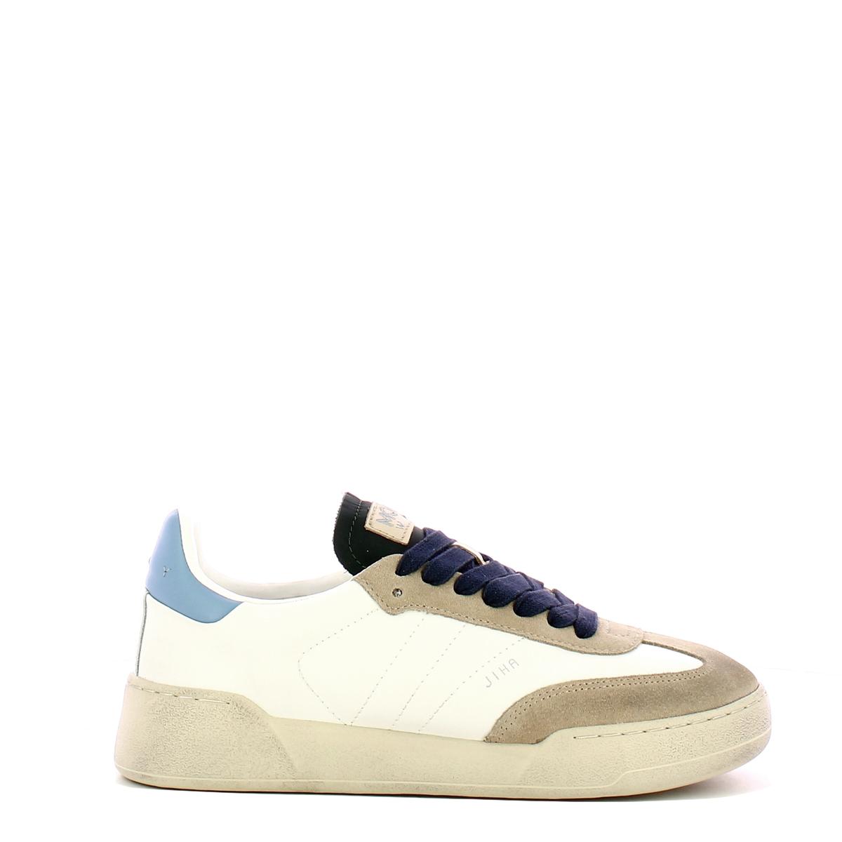 MOWA Sneakers Donna Jiha Bianco Navy Blu - 1