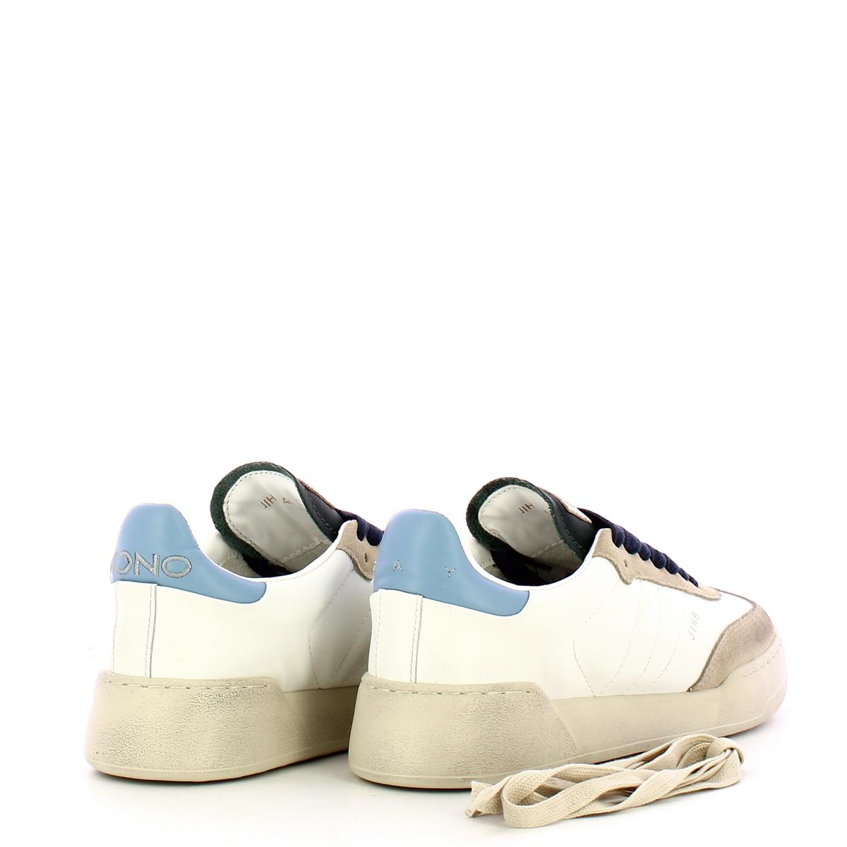 MOWA Sneakers Donna Jiha Bianco Navy Blu - 3