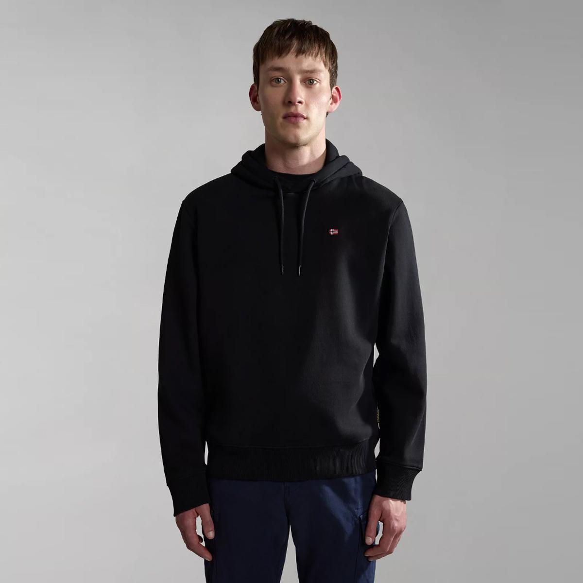 Napapijri Felpa con cappuccio Balis Black - 3