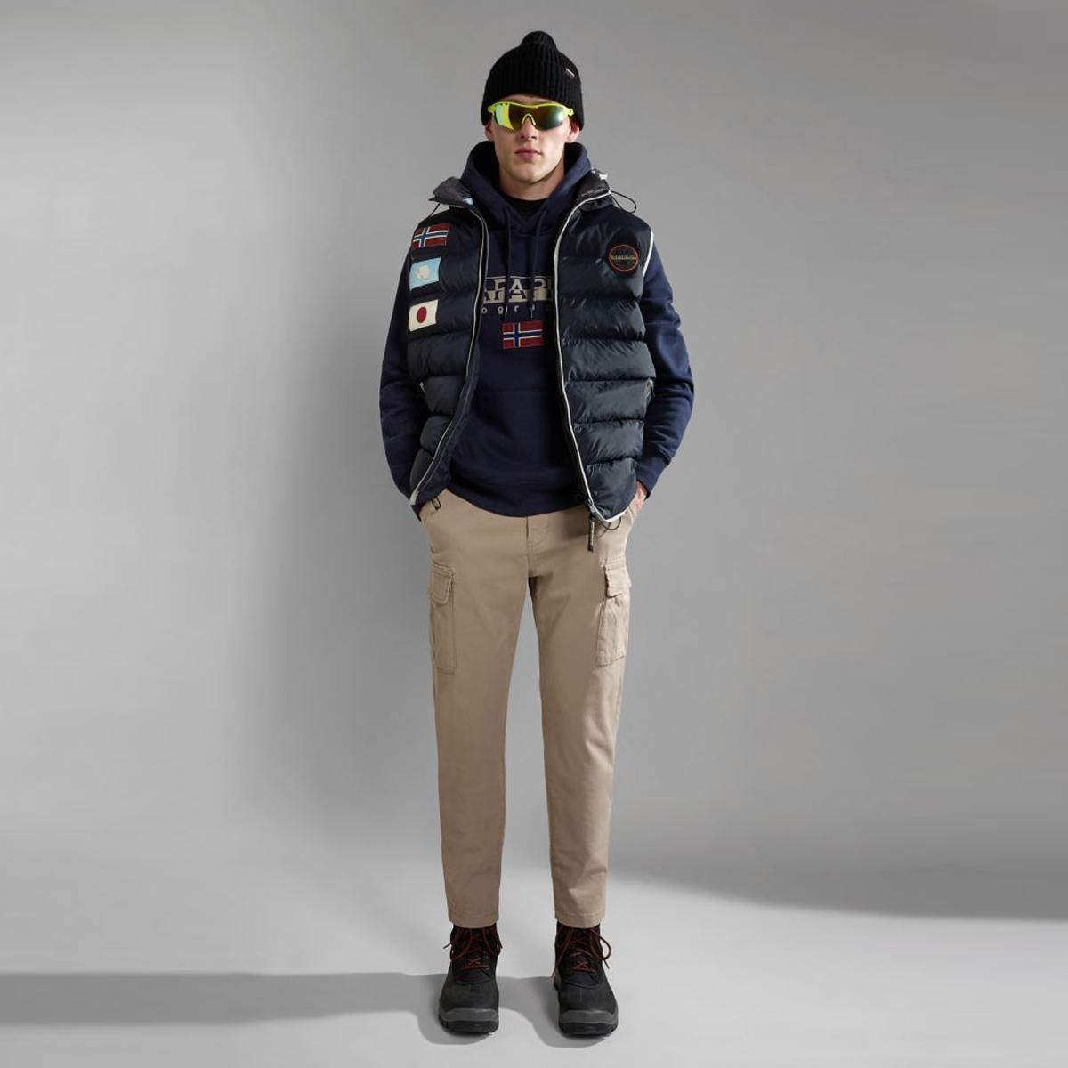 Napapijri Felpa con cappuccio Ayas Winter Blu Marine - 5