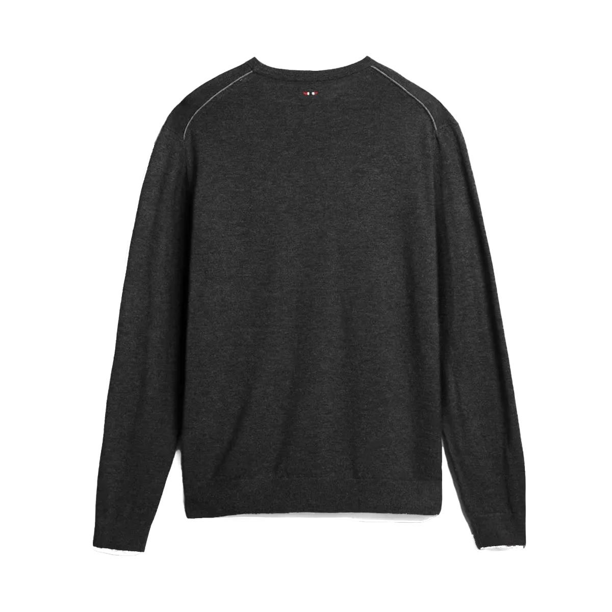 Napapijri Maglione girocollo Damavand Dark Grey Melange - 2