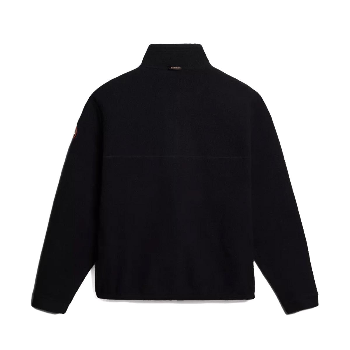 Napapijri Felpa con zip Anderby Black - 2