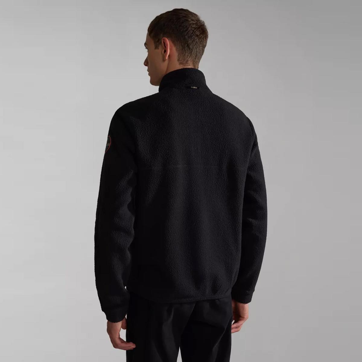 Napapijri Felpa con zip Anderby Black - 4